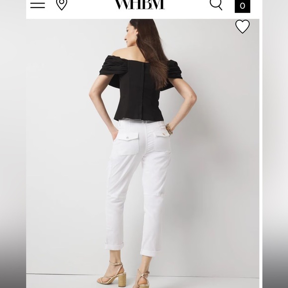 WHBM Pret-a-pedi pants - Picture 2 of 6